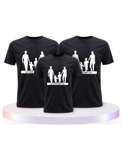 My Love and Life Partner Outfit für die Familie | Paarpulli