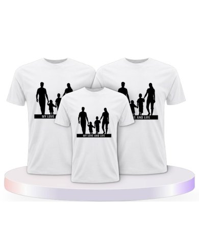 My Love and Life Partner Outfit für die Familie | Paarpulli