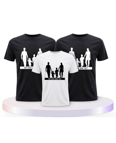 My Love and Life Partner Outfit für die Familie | Paarpulli
