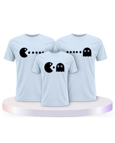 Familienlook T-Shirts mit Arcade Style | Paarpulli
