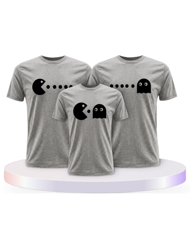 Familienlook T-Shirts mit Arcade Style | Paarpulli