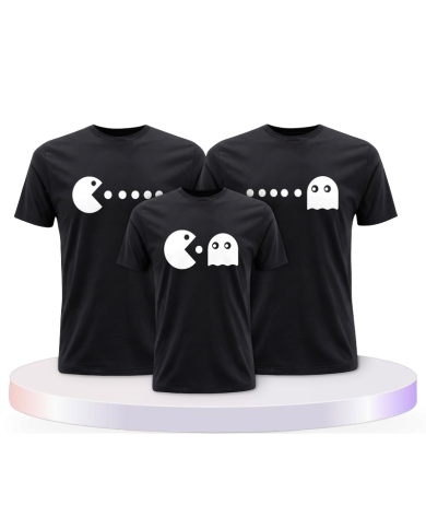 Familienlook T-Shirts mit Arcade Style | Paarpulli
