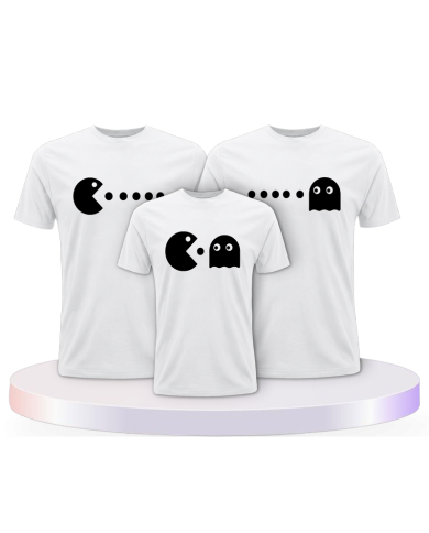 Familienlook T-Shirts mit Arcade Style | Paarpulli