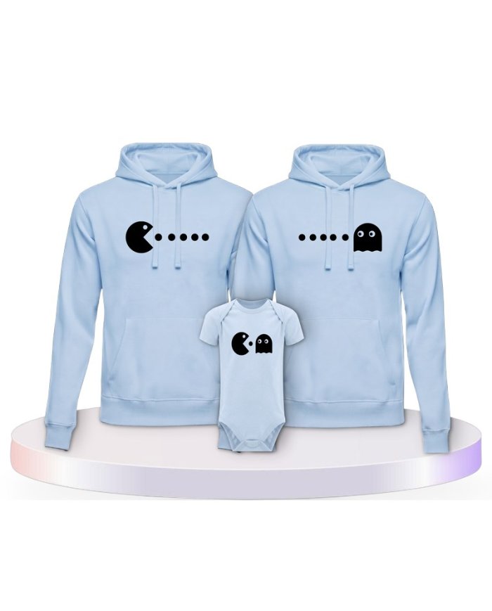Familienlook Hoodies mit Arcade Style | Paarpulli