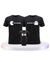 Familienlook T-Shirts mit Arcade Style | Paarpulli