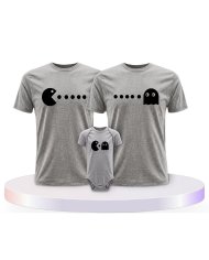 Familienlook T-Shirts mit Arcade Style | Paarpulli