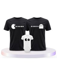 Familienlook T-Shirts mit Arcade Style | Paarpulli