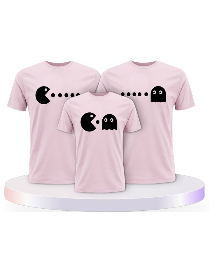 Arcade Style Familienset T-Shirts | Paarpulli