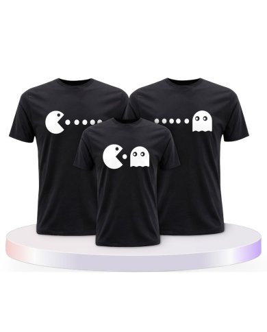 Arcade Style Familienset T-Shirts | Paarpulli