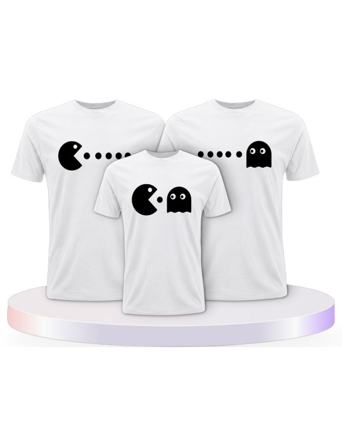Arcade Style Familienset T-Shirts | Paarpulli