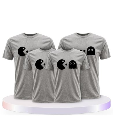 Arcade Style Familienset T-Shirts | Paarpulli