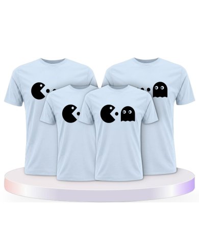 Arcade Style Familienset T-Shirts | Paarpulli