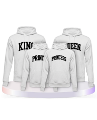 King Queen Prince Princess mit kurviger Form Familien | Paarpulli