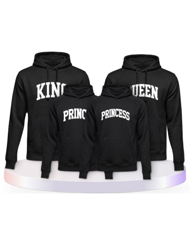 King Queen Prince Princess mit kurviger Form Familien | Paarpulli