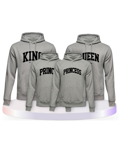 King Queen Prince Princess mit kurviger Form Familien | Paarpulli