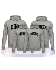 King Queen Prince Princess mit kurviger Form Familien | Paarpulli