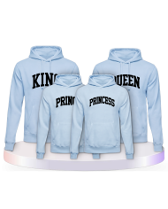 King Queen Prince Princess mit kurviger Form Familien | Paarpulli