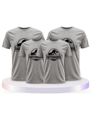 Dino Family Familienset T-Shirts | Paarpulli