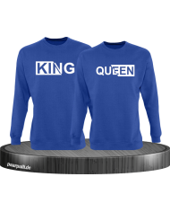 King und Queen mit besonderem Design Partnerlook Sweatshirts