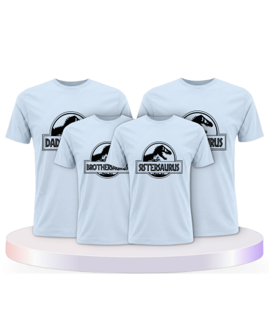 Dino Family Familienset T-Shirts | Paarpulli