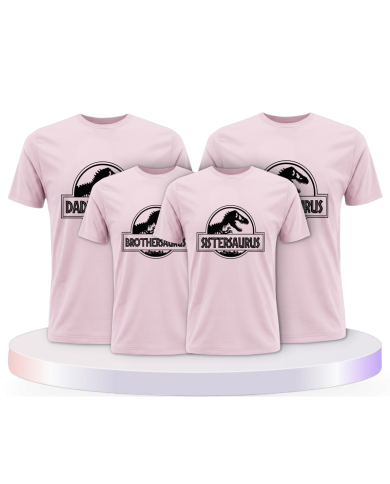 Dino Family Familienset T-Shirts | Paarpulli
