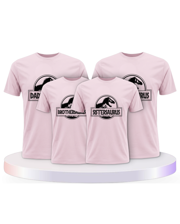 Dino Family Familienset T-Shirts | Paarpulli