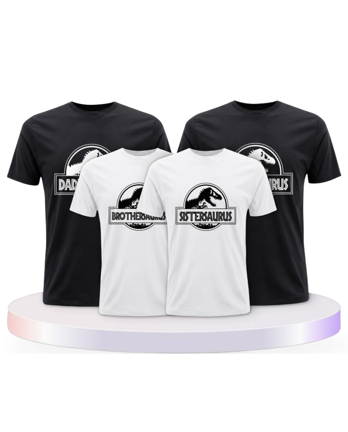 Dino Family Familienset T-Shirts | Paarpulli