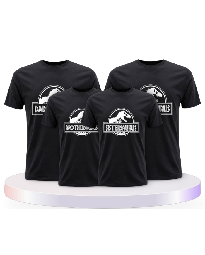 Dino Family Familienset T-Shirts | Paarpulli