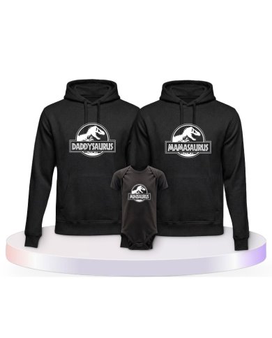 Dino Family Partner Outfit für die Familie | Paarpulli