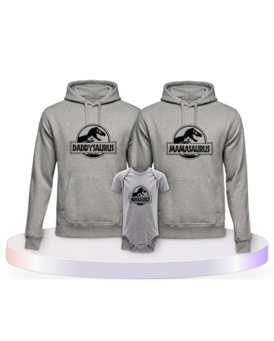 Dino Family Partner Outfit für die Familie | Paarpulli