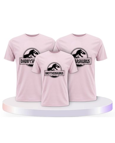 Dino Family Familienset T-Shirts | Paarpulli