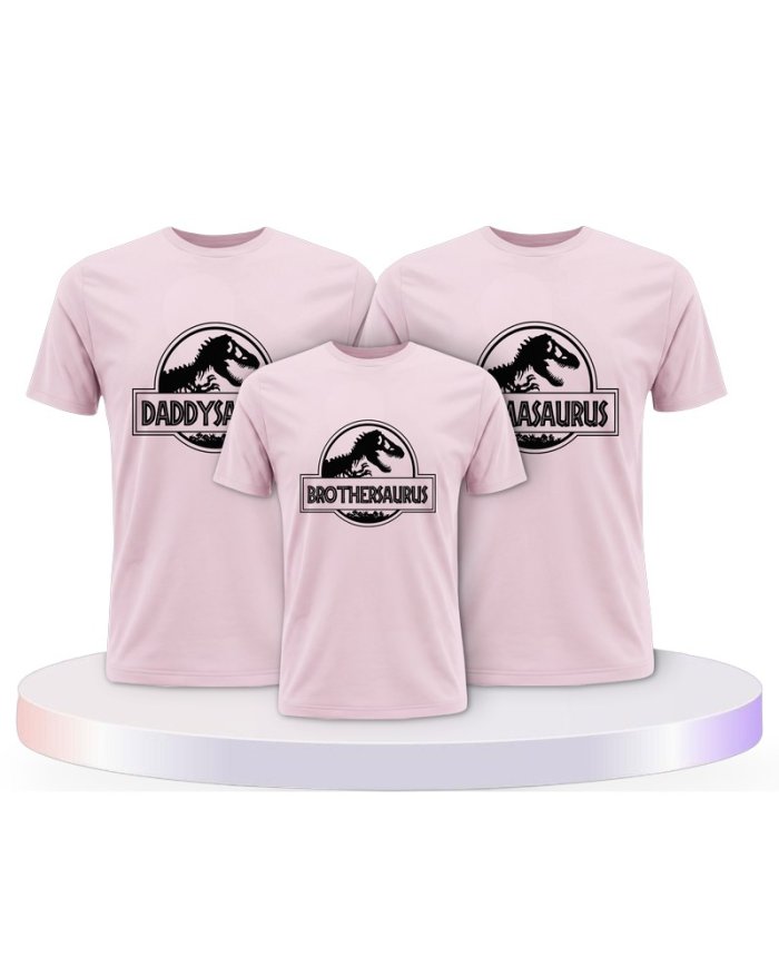 Dino Family Familienset T-Shirts | Paarpulli