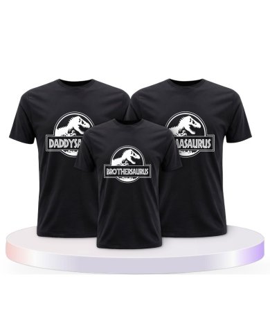 Dino Family Familienset T-Shirts | Paarpulli
