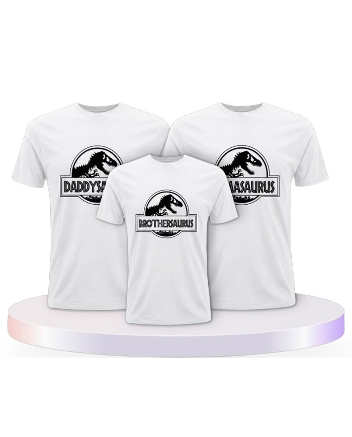 Dino Family Familienset T-Shirts | Paarpulli