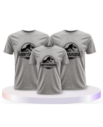 Dino Family Familienset T-Shirts | Paarpulli