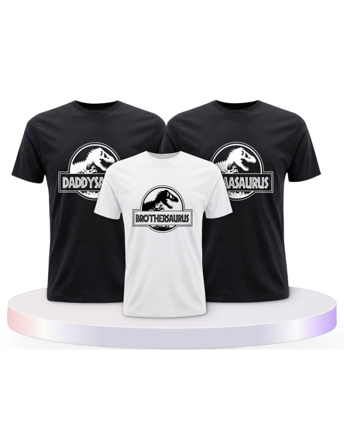 Dino Family Familienset T-Shirts | Paarpulli