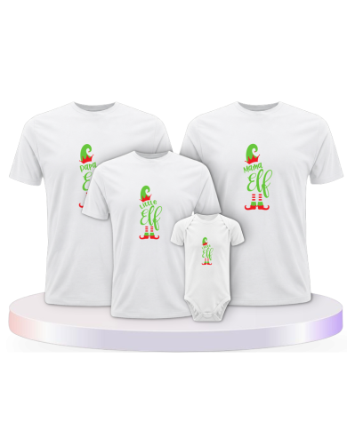 Elf Family Familienset Partner Outfit für die Familie | Paarpulli