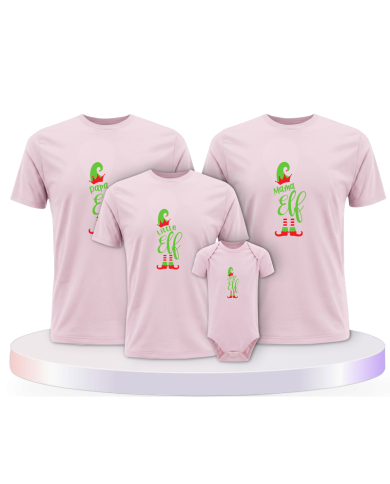 Elf Family Familienset Partner Outfit für die Familie | Paarpulli