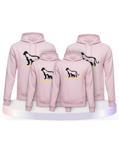 Lion Family Familienset Hoodies | Paarpulli