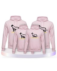 Lion Family Familienset Hoodies | Paarpulli