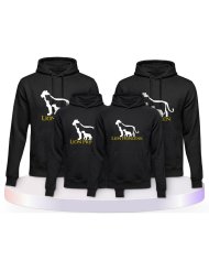 Lion Family Familienset Hoodies | Paarpulli