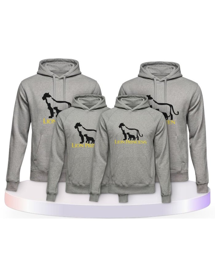 Lion Family Familienset Hoodies | Paarpulli