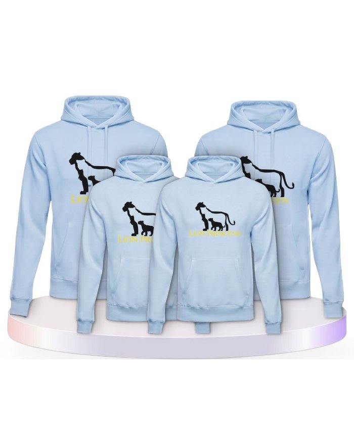 Lion Family Familienset Hoodies | Paarpulli