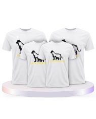 Lion Family Familienset T-Shirts | Paarpulli