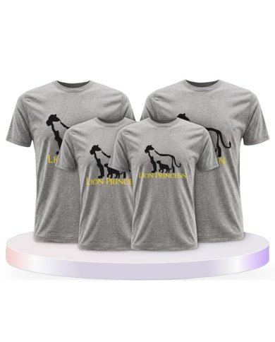Lion Family Familienset T-Shirts | Paarpulli