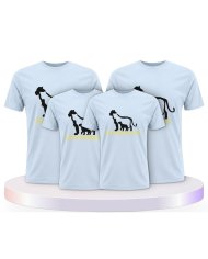 Lion Family Familienset T-Shirts | Paarpulli