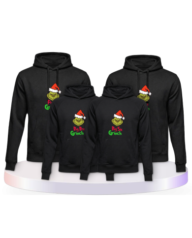 Grinch Family Familienset Hoodies | Paarpulli