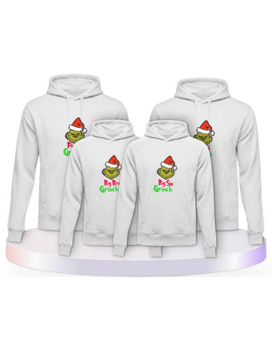 Grinch Family Familienset Hoodies | Paarpulli