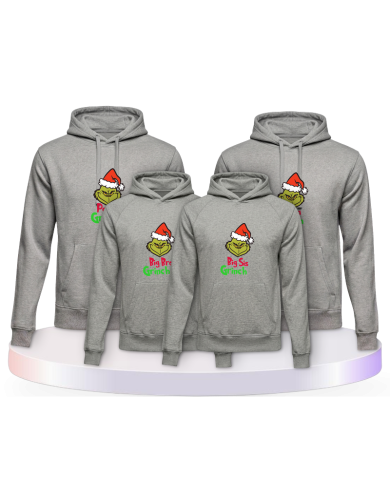 Grinch Family Familienset Hoodies | Paarpulli