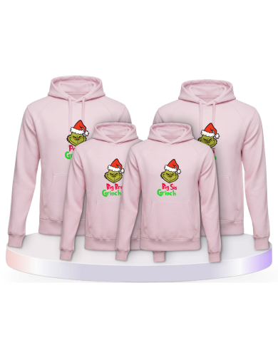 Grinch Family Familienset Hoodies | Paarpulli